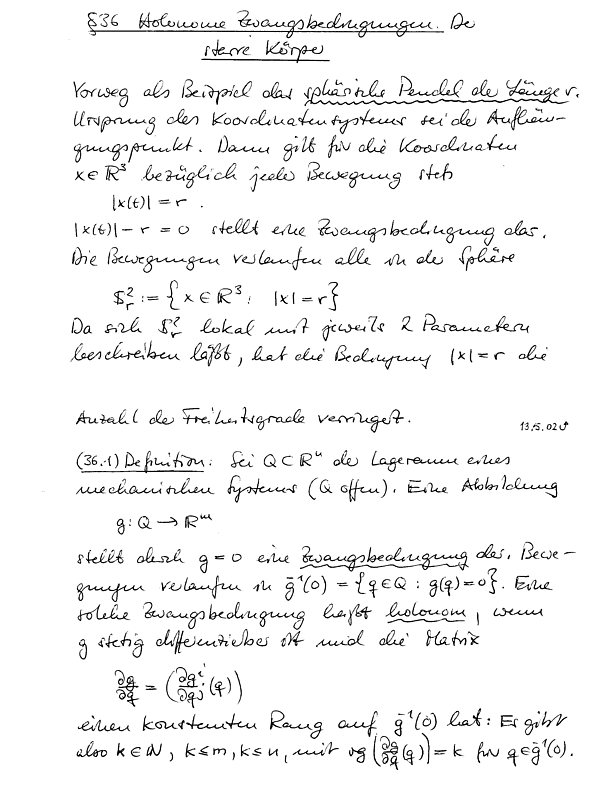 Zwangsbedingungen; Seite 1
