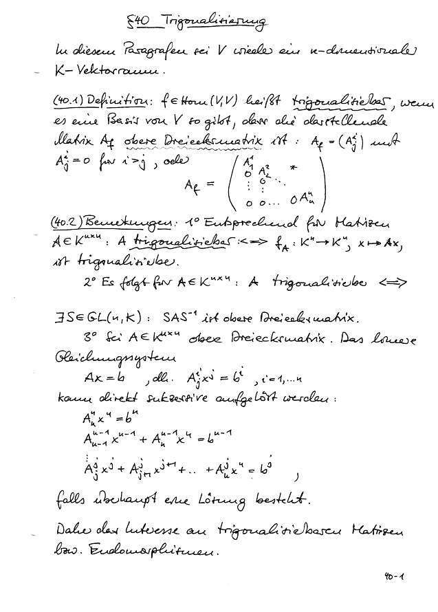 Trigonalisierung; Seite 1