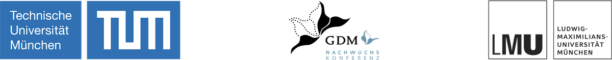 Logos von TUM, LMU und GDM